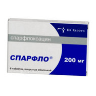 Спарфлоксацин Spar (Флоксимар, Спарфло) 200мг табл. №6