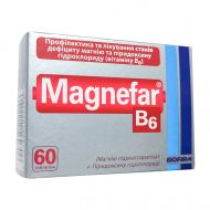 Магнефар B6 таблетки N60